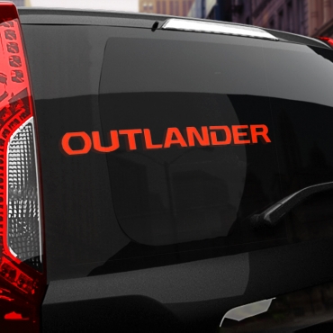 Наклейка Mitsubishi Outlander