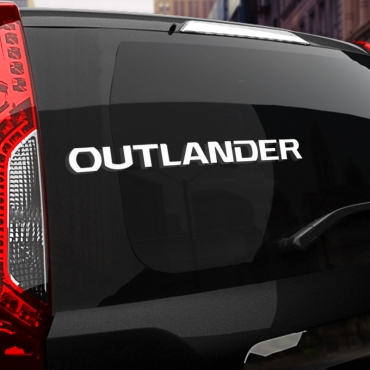 Наклейка Mitsubishi Outlander