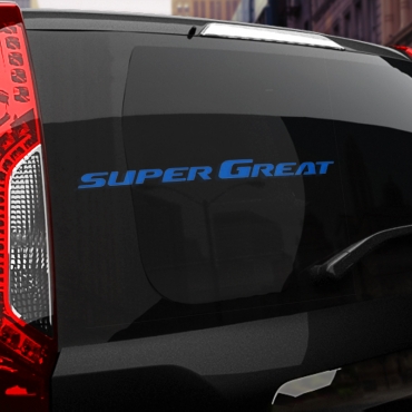 Наклейка Mitsubishi SuperGreat