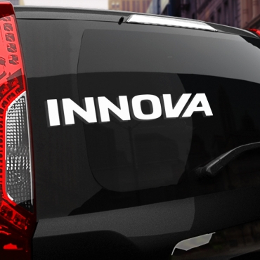 Наклейка надпись Toyota INNOVA