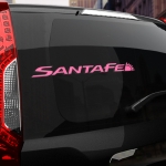 Наклейка Hyundai SantaFe