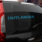 Наклейка Mitsubishi Outlander