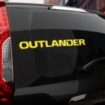 Наклейка Mitsubishi Outlander